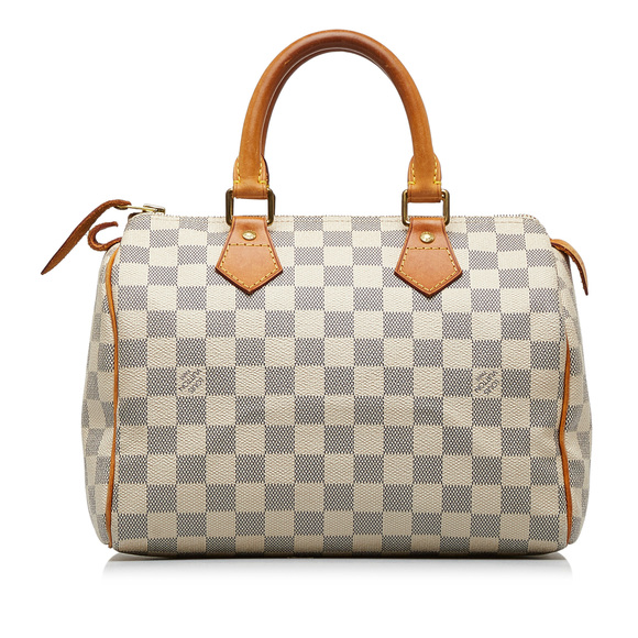 LOUIS VUITTON Damier Azur Speedy 25 Boston Bag - Picture 3 of 10
